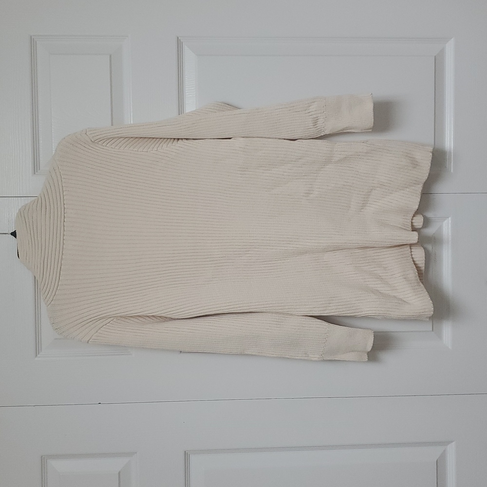 Free People Alba Ribbed Sweater Tunic/Powder Sand - Picture 4 of 14